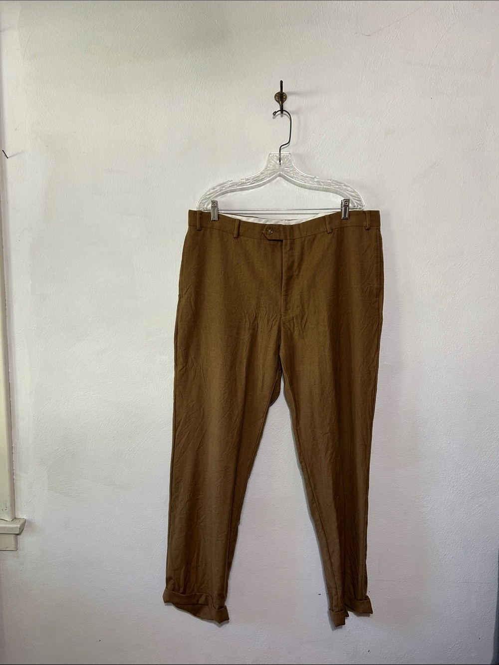 Men's Brown Casual Trousers
